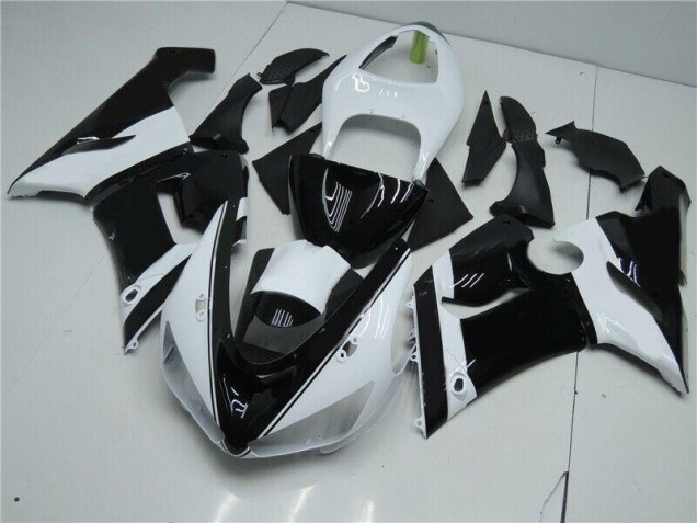 Carrozzeria & Plastica Kawasaki ZX6R 2005-2006 - Nero Bianco Carrozzeria & Plastica Kawasaki ZX6R 2005-2006 - Nero Bianco