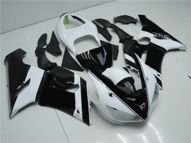 Carrozzeria & Plastica Kawasaki ZX6R 2005-2006 - Nero Bianco Carrozzeria & Plastica Kawasaki ZX6R 2005-2006 - Nero Bianco