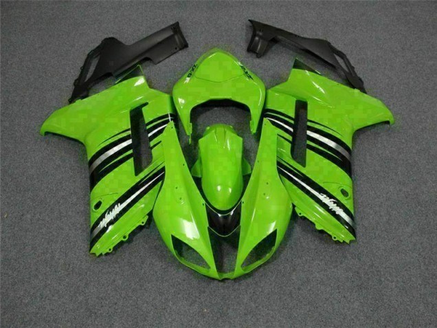 Carrozzeria & Plastica Kawasaki ZX6R 2007-2008 - Verde Nero Carrozzeria & Plastica Kawasaki ZX6R 2007-2008 - Verde Nero