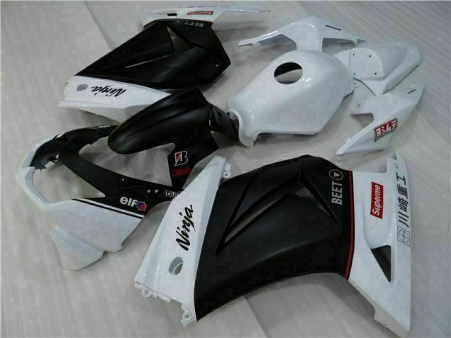 Kit Carena & Plastica Kawasaki EX250 2008-2012 - Bianco Nero Ninja Kit Carena & Plastica Kawasaki EX250 2008-2012 - Bianco Nero Ninja