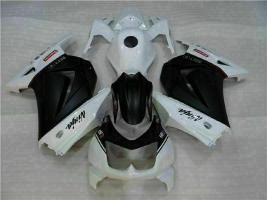 Kit Carena & Plastica Kawasaki EX250 2008-2012 - Bianco Nero Ninja