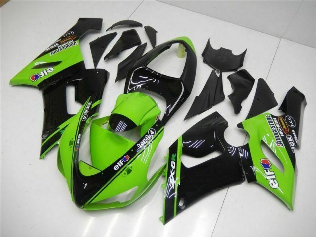 Kit Carena & Plastica Kawasaki ZX6R 2005-2006 - Verde Kit Carena & Plastica Kawasaki ZX6R 2005-2006 - Verde