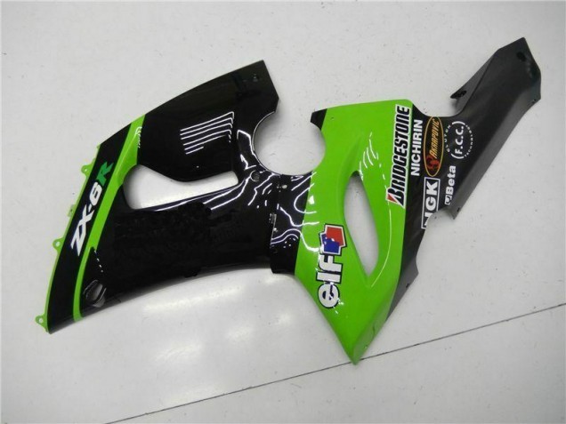 Kit Carena & Plastica Kawasaki ZX6R 2005-2006 - Verde Kit Carena & Plastica Kawasaki ZX6R 2005-2006 - Verde