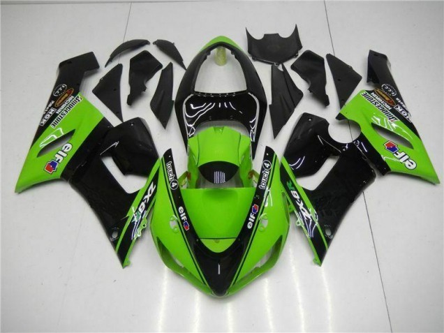 Kit Carena & Plastica Kawasaki ZX6R 2005-2006 - Verde Kit Carena & Plastica Kawasaki ZX6R 2005-2006 - Verde