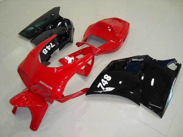 Kit Carenatura Completa Ducati 748 916 996 996S 1993-2005 - Rosso Nero Kit Carenatura Completa Ducati 748 916 996 996S 1993-2005 - Rosso Nero