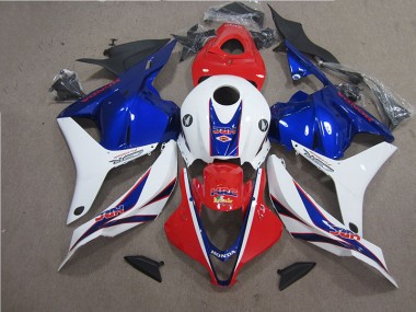 Kit Carenatura Completa Honda CBR 600 RR 2009-2012 - Rosso Bianco Blu HRC