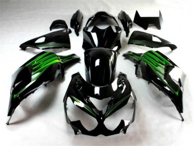 Kit Carenatura Completa Kawasaki ZX14R ZZR 1400 2012-2021 - Nero Verde