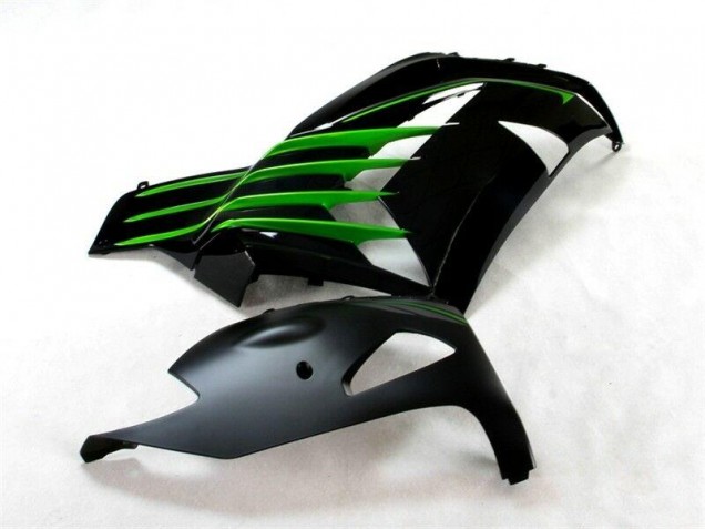 Kit Carenatura Completa Kawasaki ZX14R ZZR 1400 2012-2021 - Nero Verde Kit Carenatura Completa Kawasaki ZX14R ZZR 1400 2012-2021 - Nero Verde