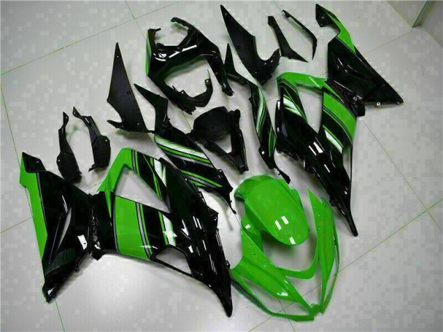 Kit Carenatura Completa Kawasaki ZX6R 2013-2018 - Nero Verde Kit Carenatura Completa Kawasaki ZX6R 2013-2018 - Nero Verde