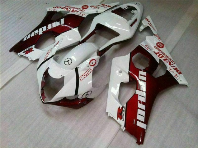 Kit Carenatura Completa Suzuki GSXR 1000 K3 2003-2004 - Rosso Bianco