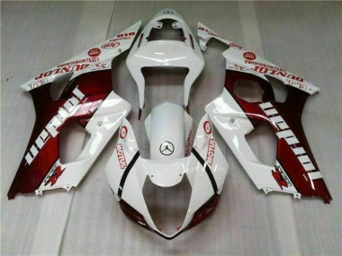 Kit Carenatura Completa Suzuki GSXR 1000 K3 2003-2004 - Rosso Bianco