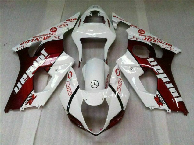Kit Carenatura Completa Suzuki GSXR 1000 K3 2003-2004 - Rosso Bianco