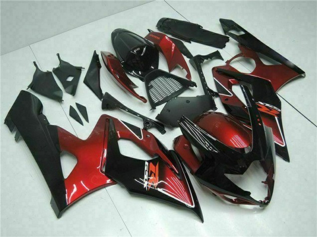 Kit Carenatura Completa Suzuki GSXR 1000 K5 2005-2006 - Rosso Nero Kit Carenatura Completa Suzuki GSXR 1000 K5 2005-2006 - Rosso Nero