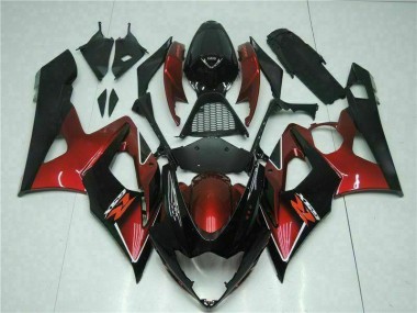 Kit Carenatura Completa Suzuki GSXR 1000 K5 2005-2006 - Rosso Nero
