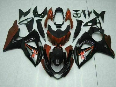 Kit Carenatura Completa Suzuki GSXR 1000 K9 2009-2016 - Marrone Nero