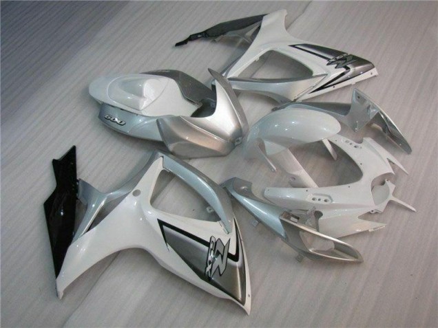 Kit Carenatura Completa Suzuki GSXR 600 / 750 K6 2006-2007 - Bianco Argento Kit Carenatura Completa Suzuki GSXR 600 / 750 K6 2006-2007 - Bianco Argento
