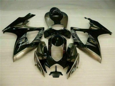 Kit Carenatura Completa Suzuki GSXR 600 / 750 K6 2006-2007 - Nero Grigio