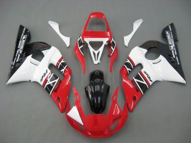 Kit Carenatura Completa Yamaha R6 1998-2002 - Rosso Bianco Nero