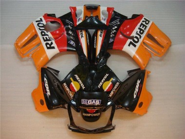 Kit Carenatura Completo ABS Honda CBR 600 F3 1995-1998 - Nero Arancia Repsol