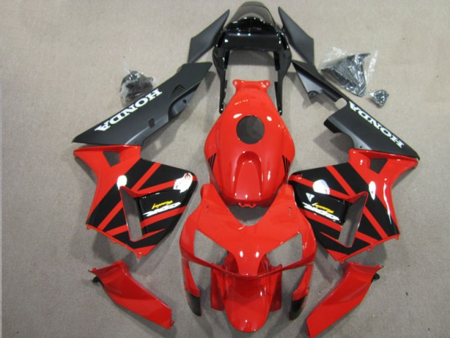 Kit Carenatura Completo ABS Honda CBR 600 RR 2003-2004 - Rosso Nero Kit Carenatura Completo ABS Honda CBR 600 RR 2003-2004 - Rosso Nero