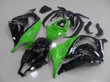 Kit Carenatura Completo ABS Kawasaki ZX10R 2011-2015 - Verde & Nero