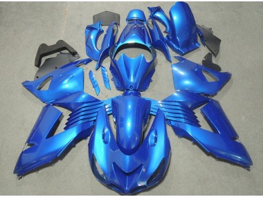 Kit Carenatura Completo ABS Kawasaki ZX14R ZZR 1400 2006-2011 - Blu