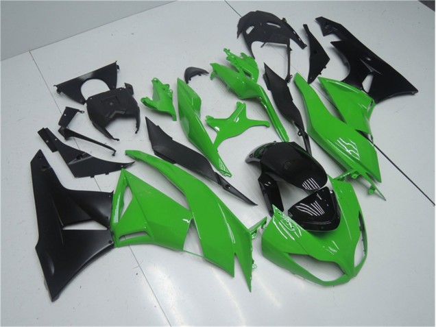 Kit Carenatura Completo ABS Kawasaki ZX6R 2009-2012 - Verde Nero Kit Carenatura Completo ABS Kawasaki ZX6R 2009-2012 - Verde Nero
