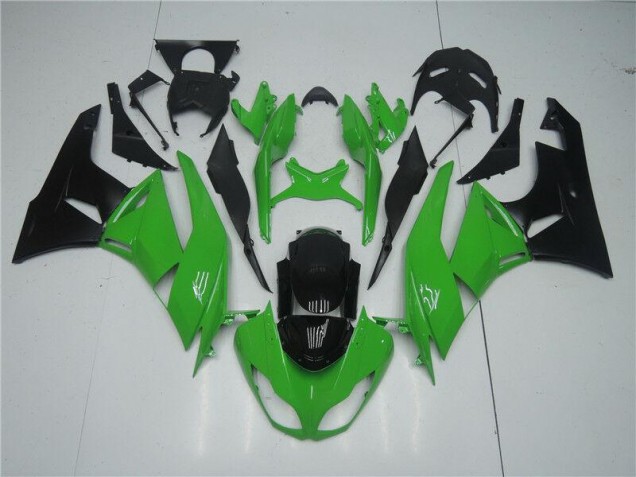 Kit Carenatura Completo ABS Kawasaki ZX6R 2009-2012 - Verde Nero Kit Carenatura Completo ABS Kawasaki ZX6R 2009-2012 - Verde Nero