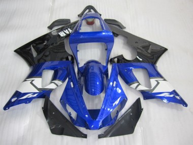 Kit Carenatura Completo ABS Yamaha R1 2000-2001 - Blu Nero Bianco