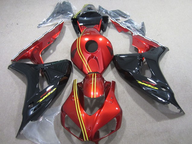 Kit Carenatura Iniezione Honda CBR 1000 RR 2006-2007 - Nero Rosso Giallo