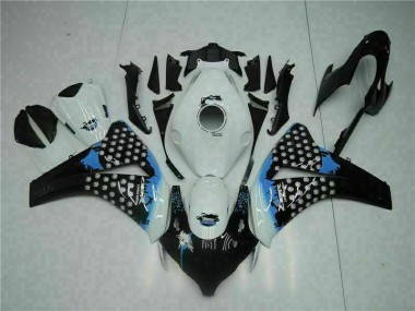 Kit Carenatura Iniezione Honda CBR 1000 RR 2008-2011 - Bianco Nero