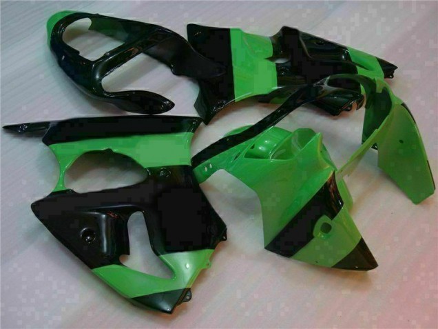 Kit Carenatura Iniezione Kawasaki ZX6R 2000-2002 - Verde Nero Kit Carenatura Iniezione Kawasaki ZX6R 2000-2002 - Verde Nero