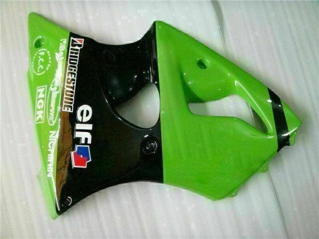Kit Carenatura Iniezione Kawasaki ZX6R 2000-2002 - Verde Nero Kit Carenatura Iniezione Kawasaki ZX6R 2000-2002 - Verde Nero