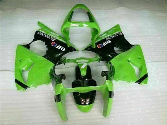 Kit Carenatura Iniezione Kawasaki ZX6R 2000-2002 - Verde Nero Kit Carenatura Iniezione Kawasaki ZX6R 2000-2002 - Verde Nero