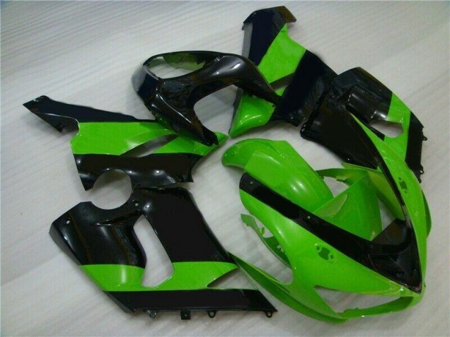 Kit Carenatura Iniezione Kawasaki ZX6R 2005-2006 - Verde Nero Kit Carenatura Iniezione Kawasaki ZX6R 2005-2006 - Verde Nero