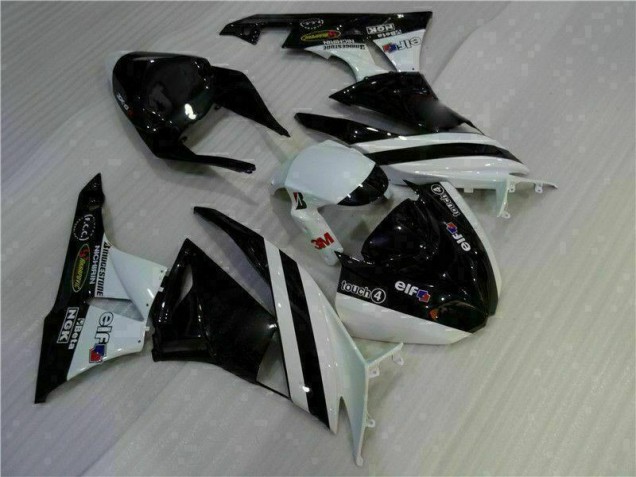 Kit Carenatura Iniezione Kawasaki ZX6R 2009-2012 - Nero Bianco 3M Touch4 Kit Carenatura Iniezione Kawasaki ZX6R 2009-2012 - Nero Bianco 3M Touch4
