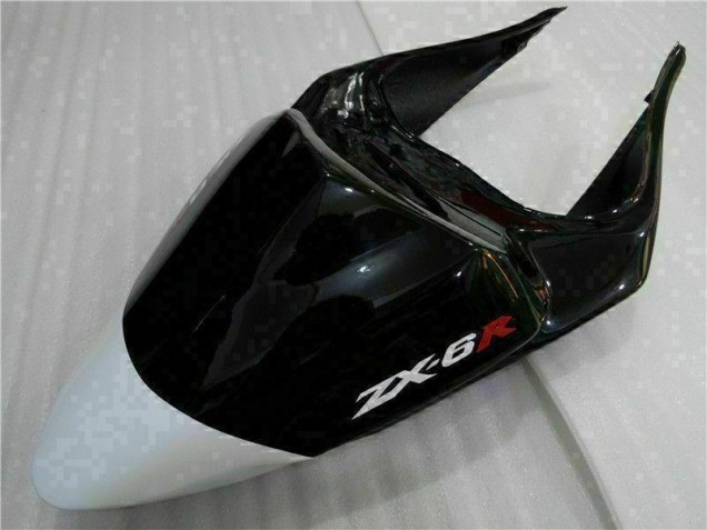 Kit Carenatura Iniezione Kawasaki ZX6R 2009-2012 - Nero Bianco 3M Touch4 Kit Carenatura Iniezione Kawasaki ZX6R 2009-2012 - Nero Bianco 3M Touch4