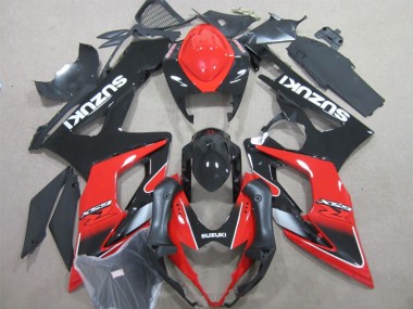 Kit Carenatura Iniezione Suzuki GSXR 1000 K5 2005-2006 - Nero Rosso