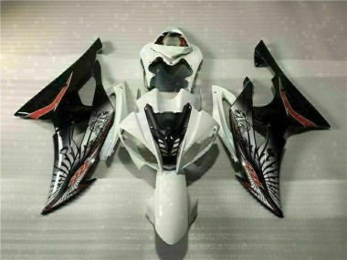 Kit Carenatura Iniezione Yamaha R6 2008-2016 - Bianco Nero