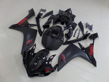 Kit Carenatura Yamaha R1 2007-2008 - Nero Opaco Rosso