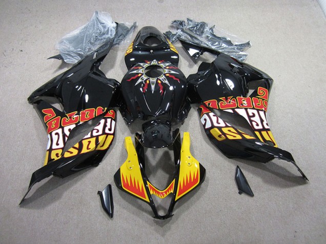 Kit Carene Completa Honda CBR 600 RR 2009-2012 - Nero Giallo