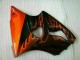 Kit Carene Completa Kawasaki ZX6R 2000-2002 - Nero Rosso Fiamma