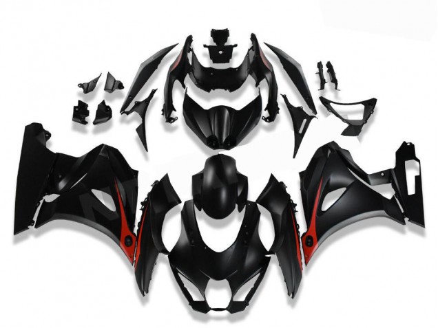 Kit Carene Completa Suzuki GSXR 1000 2017-2023 - Nero Rosso Kit Carene Completa Suzuki GSXR 1000 2017-2023 - Nero Rosso