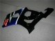 Kit Carene Completa Suzuki GSXR 1000 K3 2003-2004 - Nero Blu