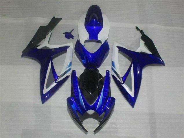 Kit Carene Completa Suzuki GSXR 600 / 750 K6 2006-2007 - Blu Bianco