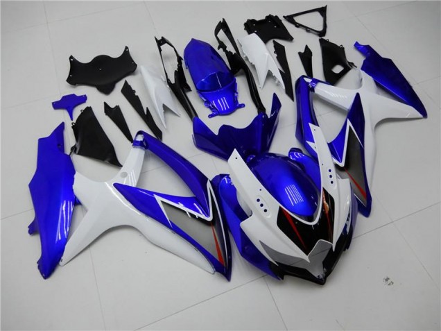 Kit Carene Completa Suzuki GSXR 600 / 750 K8 2008-2010 - Bianco Blu Kit Carene Completa Suzuki GSXR 600 / 750 K8 2008-2010 - Bianco Blu