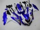 Kit Carene Completa Suzuki GSXR 600 / 750 K8 2008-2010 - Bianco Blu Kit Carene Completa Suzuki GSXR 600 / 750 K8 2008-2010 - Bianco Blu