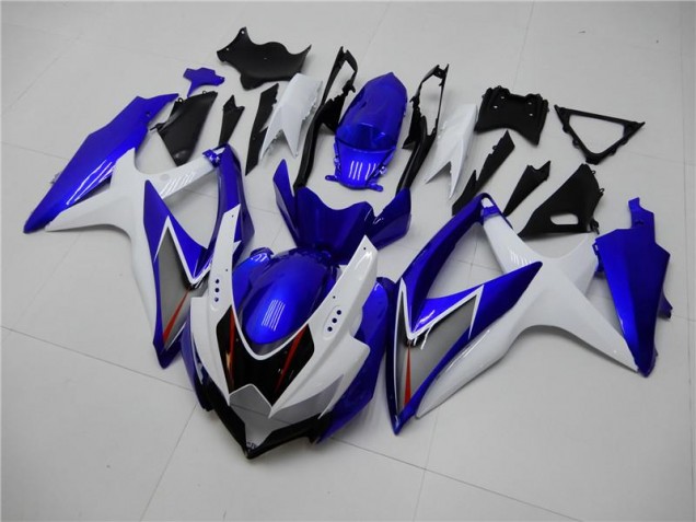 Kit Carene Completa Suzuki GSXR 600 / 750 K8 2008-2010 - Bianco Blu Kit Carene Completa Suzuki GSXR 600 / 750 K8 2008-2010 - Bianco Blu