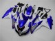 Kit Carene Completa Suzuki GSXR 600 / 750 K8 2008-2010 - Bianco Blu Kit Carene Completa Suzuki GSXR 600 / 750 K8 2008-2010 - Bianco Blu