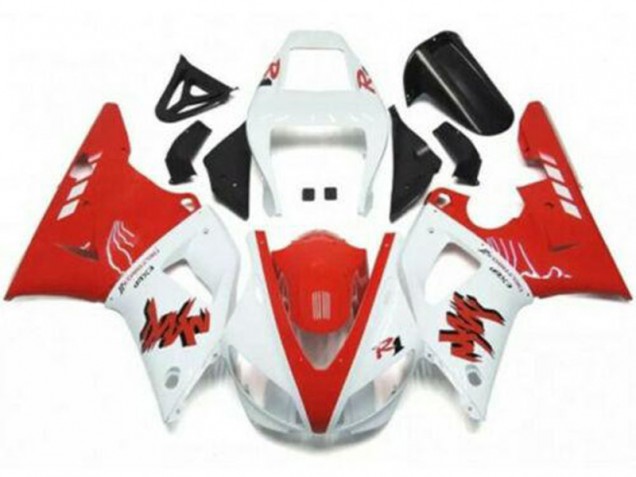 Kit Carene Completa Yamaha R1 1998-1999 - Rosso Bianco Kit Carene Completa Yamaha R1 1998-1999 - Rosso Bianco